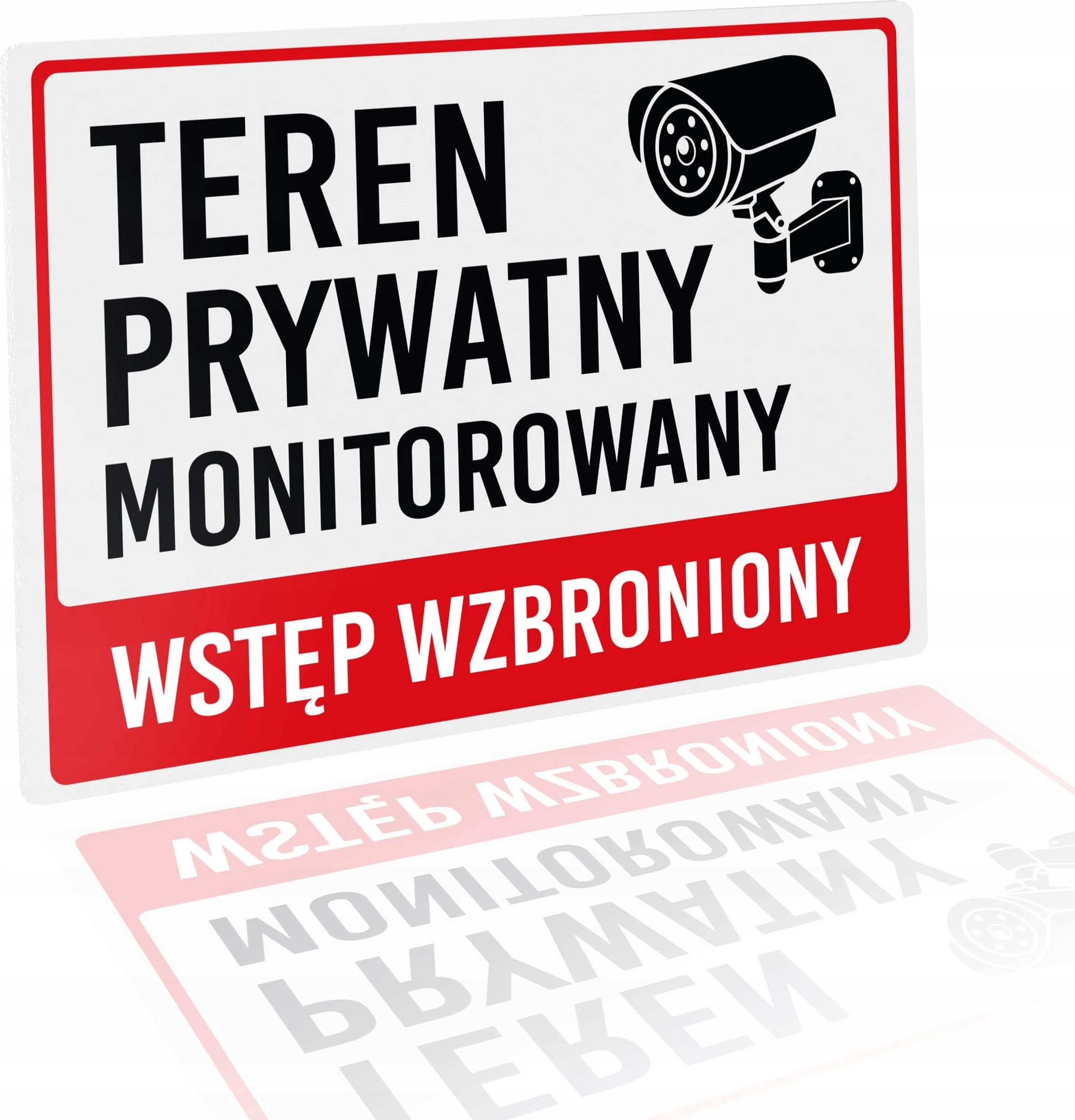 Tabliczka Teren Prywatny Monitorowany Pcv 20X30 Ceny I Opinie Ceneo Pl