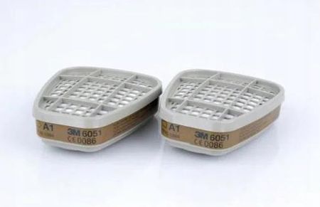 3M Półmaska Maska Lakiernicza 6200 Filtry 6051 - zdjęcie 3