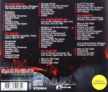 Iron Maiden - The Broadcast Collection 1981-1995 (5CD) - zdjęcie 2