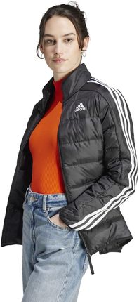 Kurtka damska adidas ESSENTIALS 3-STRIPES LIGHT DOWN czarna HZ5726 - zdjęcie 3