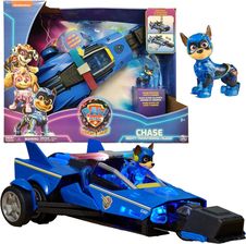 Zdjęcie Spin Master Psi Patrol The Movie 2 Figurka Chase Niebieski Pojazd Wóz Policyjny Interaktywne Autko Deluxe Światło Dźwięk - Jaworzyna Śląska