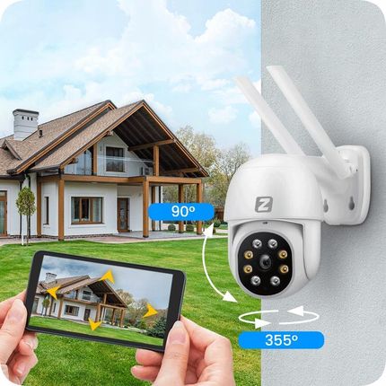 Zintronic Kamera Zewnętrzna Obrotowa Ip Wifi 8Mpx 8Mp (Ikpw830Icsv1) - zdjęcie 5