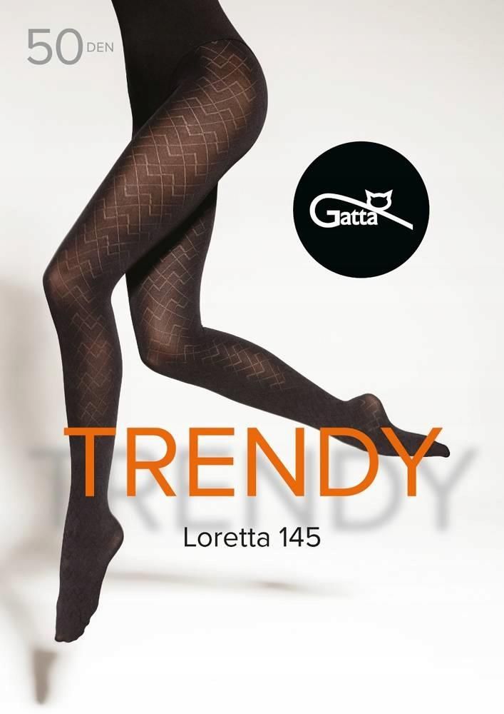 GATTA LORETTA 145 Rajstopy 50 DEN Nero 5 XL Ceny I Opinie Ceneo Pl