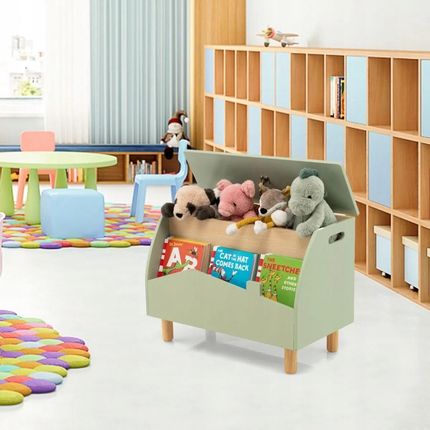 Regał Dla Dzieci Na Książki I Zabawki 60X30 44Cm Zielony - zdjęcie 3