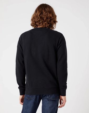 WRANGLER GRAPHIC CREW FADED BLACK W6D8HAXV6 - zdjęcie 3