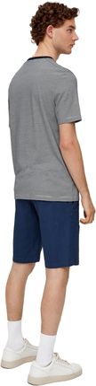T-shirt męski s.Oliver granatowy - S - zdjęcie 2