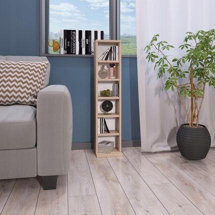 Target Home Regał Na Płyty Cd/Dvd 92Cm Regulowane Półki Sonoma - zdjęcie 4