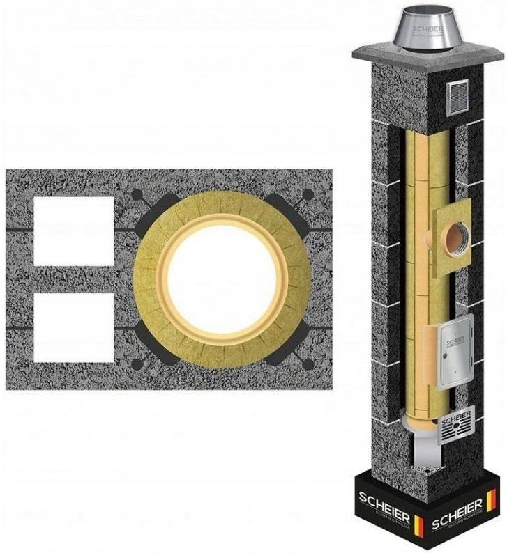 System Kominkowy Scheier System Kominowy Mb Komin Fi Systemowy