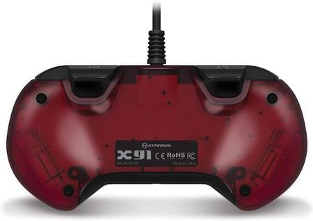Hyperkin X91 Wired Controller Ruby Red Xbox, PC KAKSM02628RR - zdjęcie 4