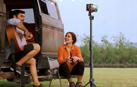 Ugreen Selfie Stick Statyw Pilot Bluetooth 1 7M - zdjęcie 6