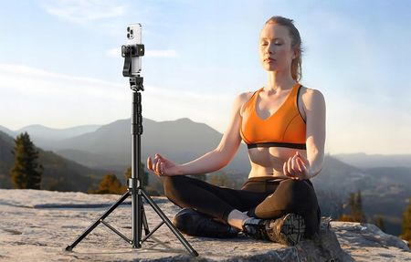 Ugreen Selfie Stick Statyw Pilot Bluetooth 1 7M - zdjęcie 4