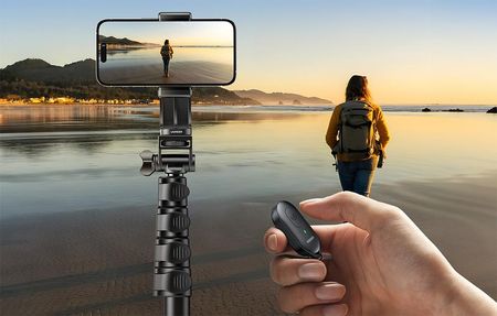 Ugreen Selfie Stick Statyw Pilot Bluetooth 1 7M - zdjęcie 2