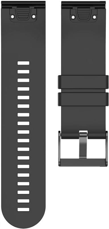 Tech Band Techband Czarny Pasek Garmin Fenix X Solar Quickfit Mm