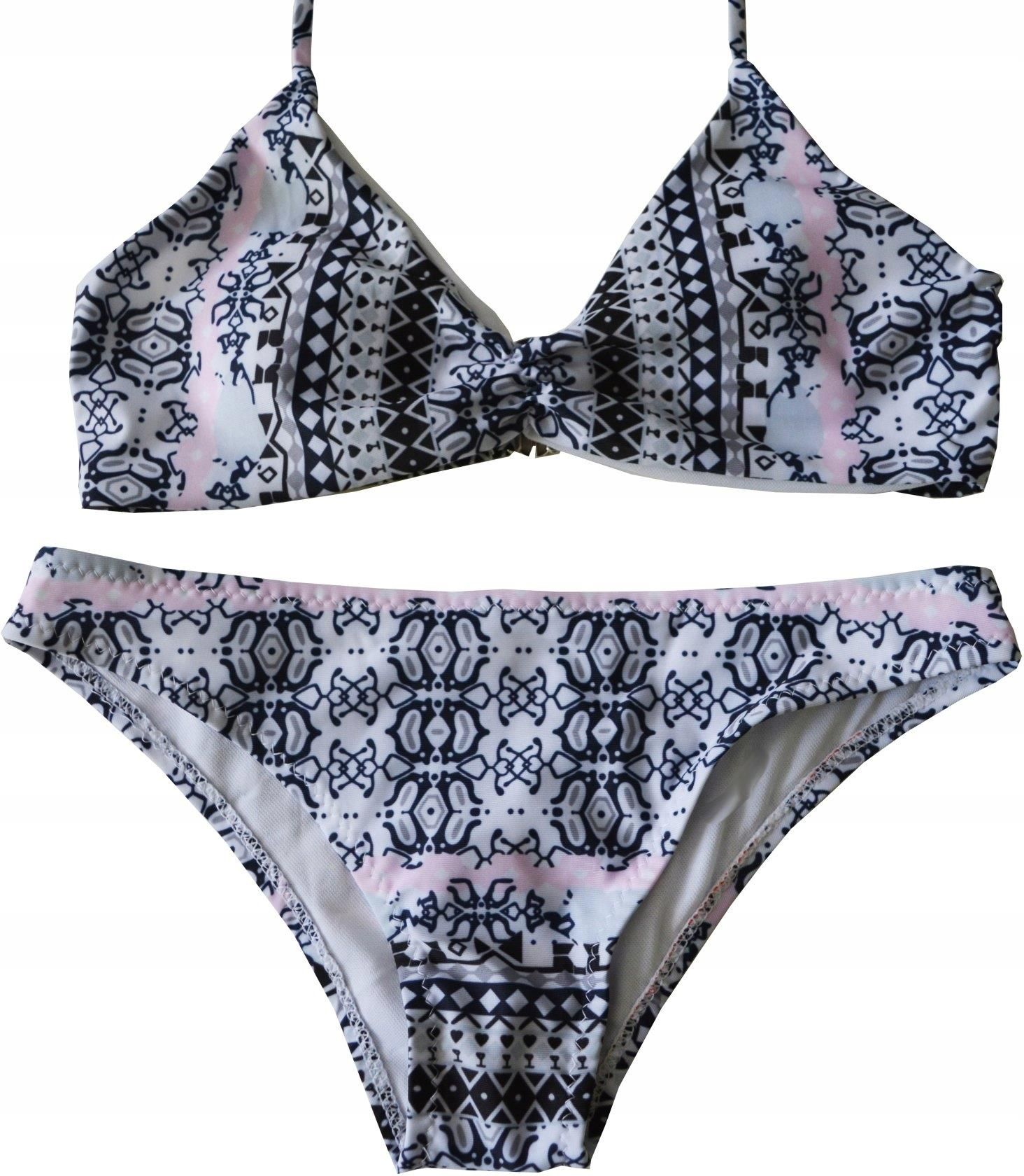 Bikini Str J K Pielowy Dwucz Ciowy Boho Aztec M Ceny I Opinie Ceneo Pl