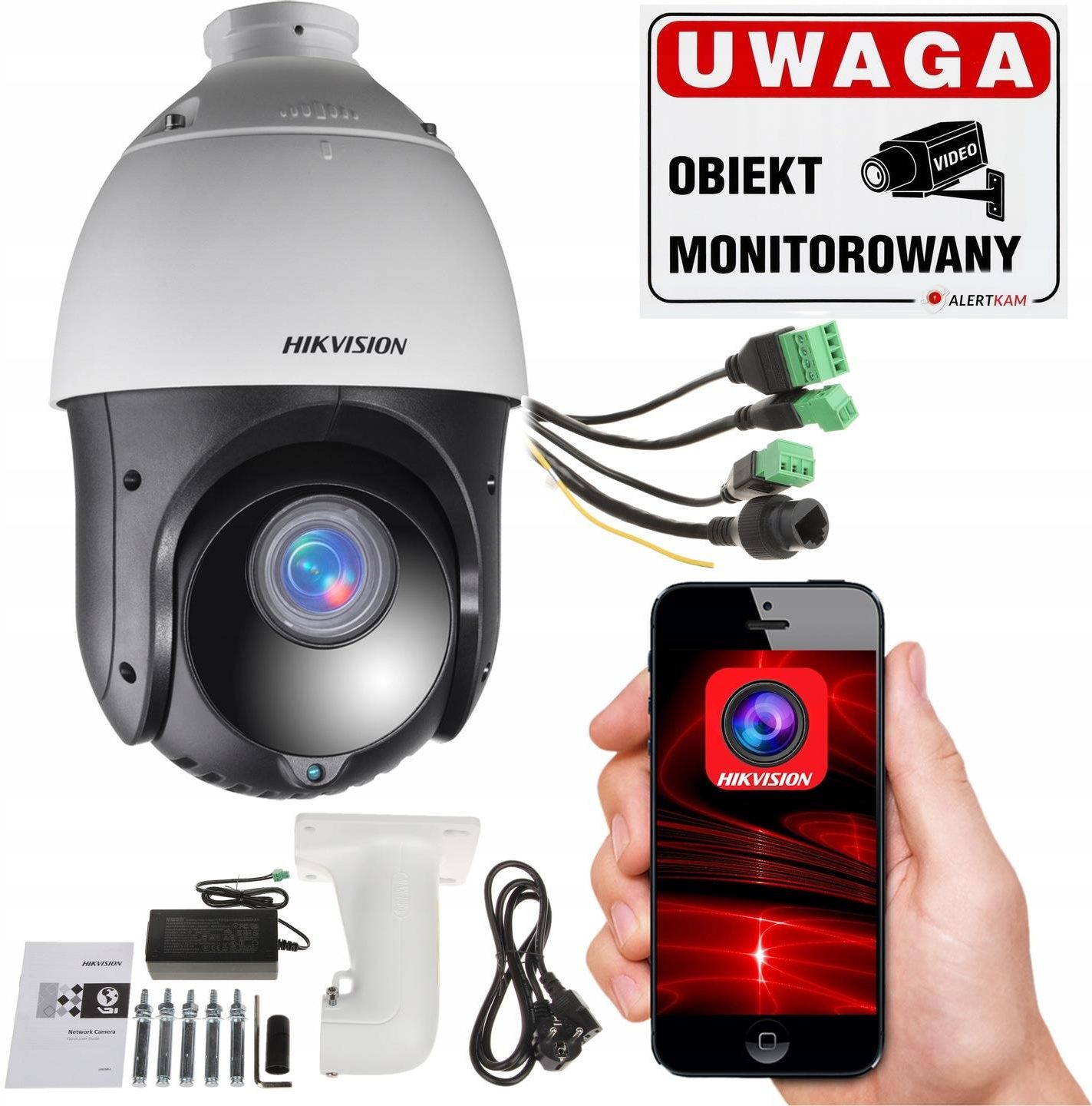 Kamera Przemys Owa Hikvision Kamera Ip Mp Obrotowa Ptz Ds De Iw De