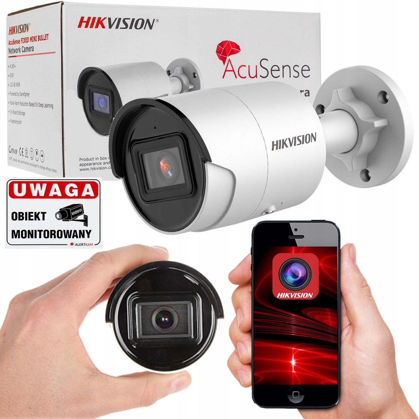 Kamera przemysłowa Hikvision Kamera Ip 8Mpx Ds 2Cd2083G2 Iu 2 8Mm Ds