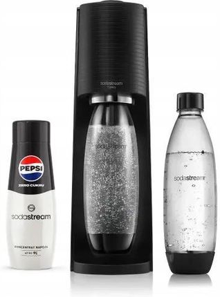Sodastream Terra Czarny + 3 butelki + 2 Syropy Pepsi Max 1100049480 - zdjęcie 5