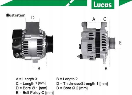 Lucas Alternator Chevrolet Rezzo 1 6 - zdjęcie 3