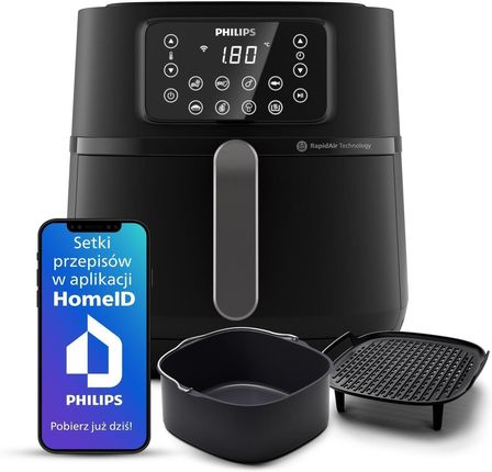 PHILIPS AirFryer Ovi XXL HD9285/96 z misą do pieczenia i tacą do grillowania