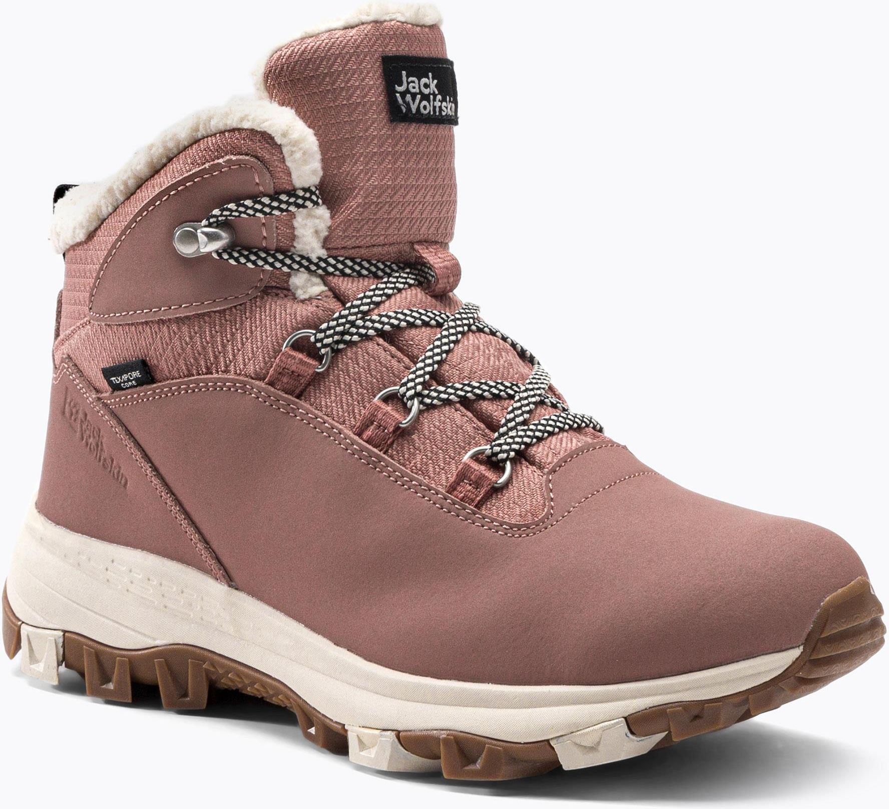 Buty Trekkingowe Jack Wolfskin Everquest Texapore Mid Rose White Ceny