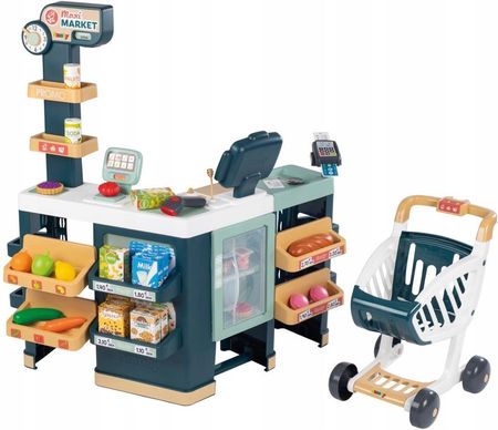 Smoby Supermarket Z Wózkiem Kasą Sklep Św/Dźw 50El - zdjęcie 5