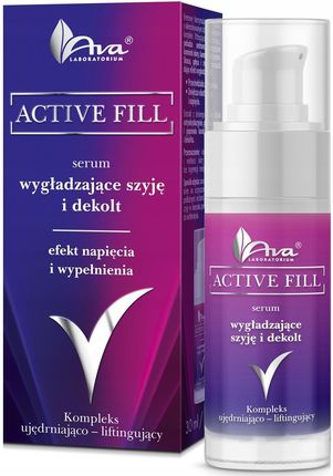 Ava Laboratorium Active Fill Serum Wygładzające Szyję I Dekolt 30 ml - zdjęcie 3