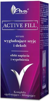 Ava Laboratorium Active Fill Serum Wygładzające Szyję I Dekolt 30 ml - zdjęcie 4
