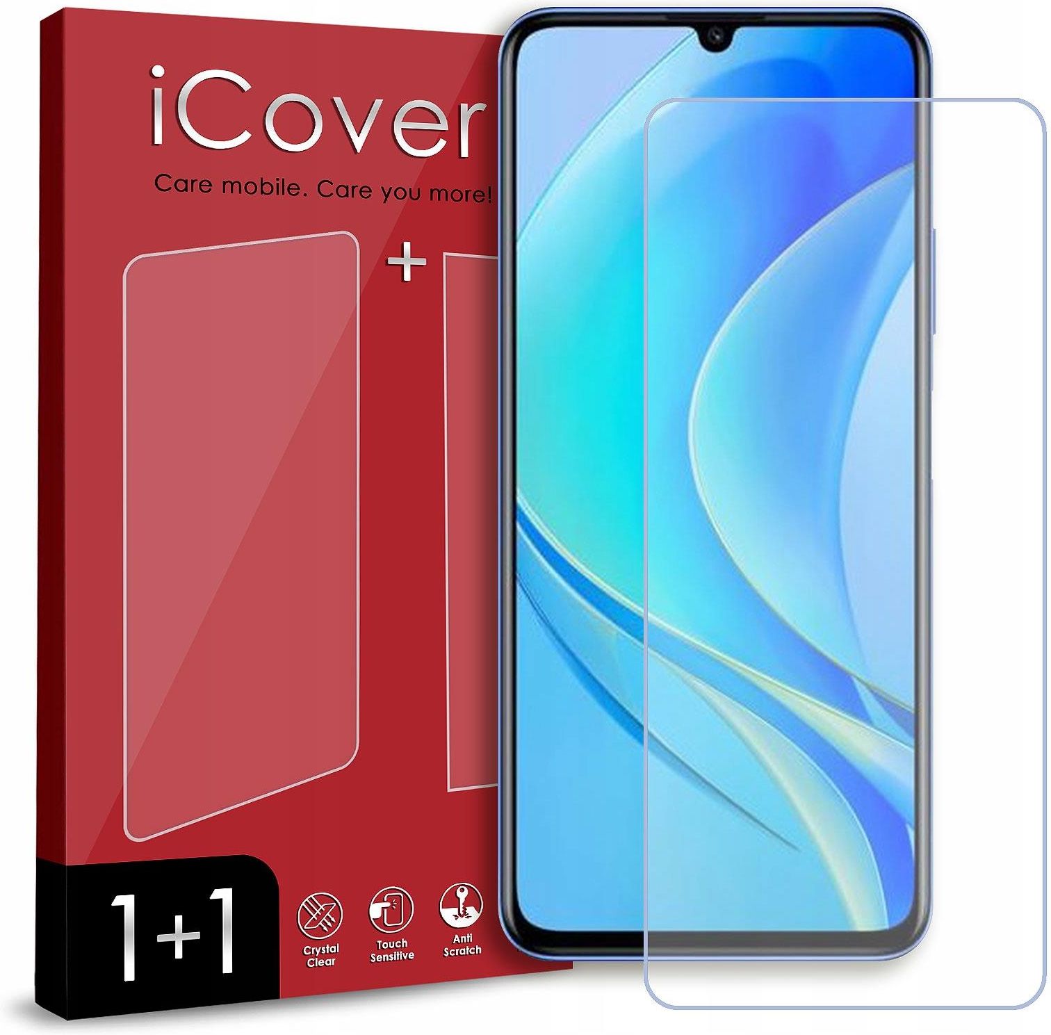 Icover Szkło Szybka Hybryda Do Huawei Nova Y70 Opinie i ceny na Ceneo pl