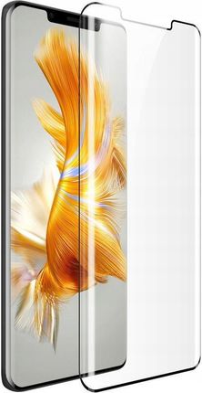 Mocolo Szkło Hartowane Tg 3D Full Glue Do Huawei Mate 50 Pro Czarna Ramka - zdjęcie 4