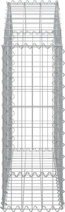 Vidaxl Łukowaty Kosz Gabionowy 100X30X80/100cm Galwanizowane Żelazo 153424 - zdjęcie 2