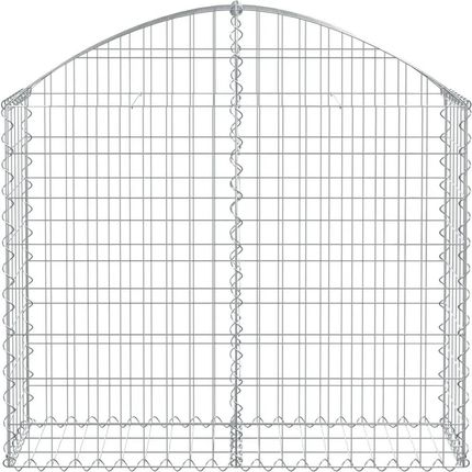 Vidaxl Łukowaty Kosz Gabionowy 100X30X80/100cm Galwanizowane Żelazo 153424 - zdjęcie 3