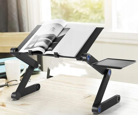 SKŁADANY STOLIK POD LAPTOPA PODSTAWKA PC MYSZ BLAT - zdjęcie 2