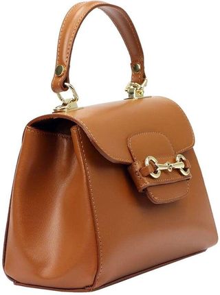 Damska Torebka Skórzana Luka 20-057 ciemny camel (cognac) - zdjęcie 2