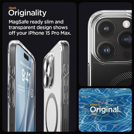 Spigen Ultra Hybrid Mag Magsafe Do Iphone 15 Pro Max Carbon Fiber - zdjęcie 2