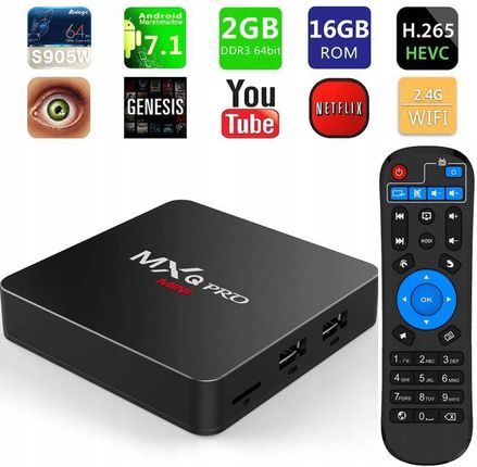 Mxq Pro 4K Tv Box 2/16GB Smart Menu Pl Android 9.0 - zdjęcie 3