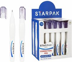 Zdjęcie Starpak Korektor W Piórze Z Metalową Końcówką 7Ml 24Szt. - Puszczykowo