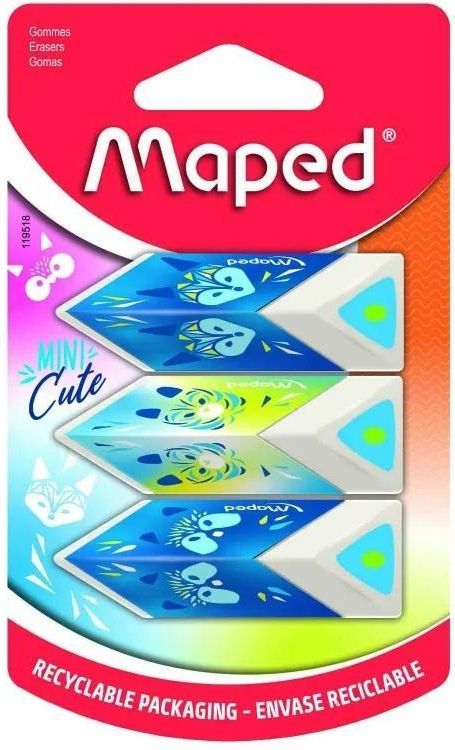 Maped Gumka Mini Cute Pyramid 3Szt Mix Ceny I Opinie Ceneo Pl