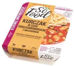 Zdjęcie So Food Kurczak W Sosie Śródziemnomorskim Z Makaronem 0,33kg - Poznań