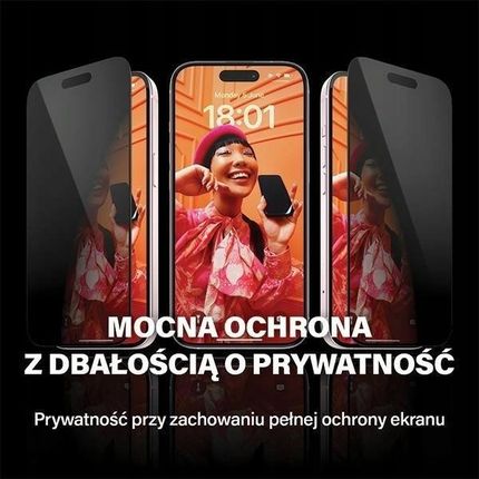 Panzerglass Etui Hardcase Do Apple Iphone 15 Pro Max Przezroczysty Szkło Hartowane Ultra Wide Fit Privacy Na Obiektyw Pictureperfe - zdjęcie 4