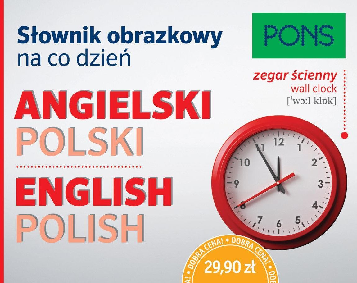 Ksi Ka S Ownik Obrazkowy Na Co Dzie Angielski Polski W Pons Ceny