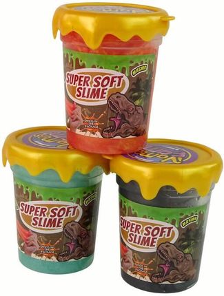 Leantoys Slime Brokatowy Dinozaury Diy Miękki 3 Kolory - zdjęcie 2