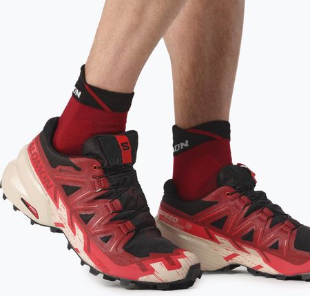 Salomon Męskie Speedcross 6 Gtx Black Red Dahlia Poppy Red - zdjęcie 2