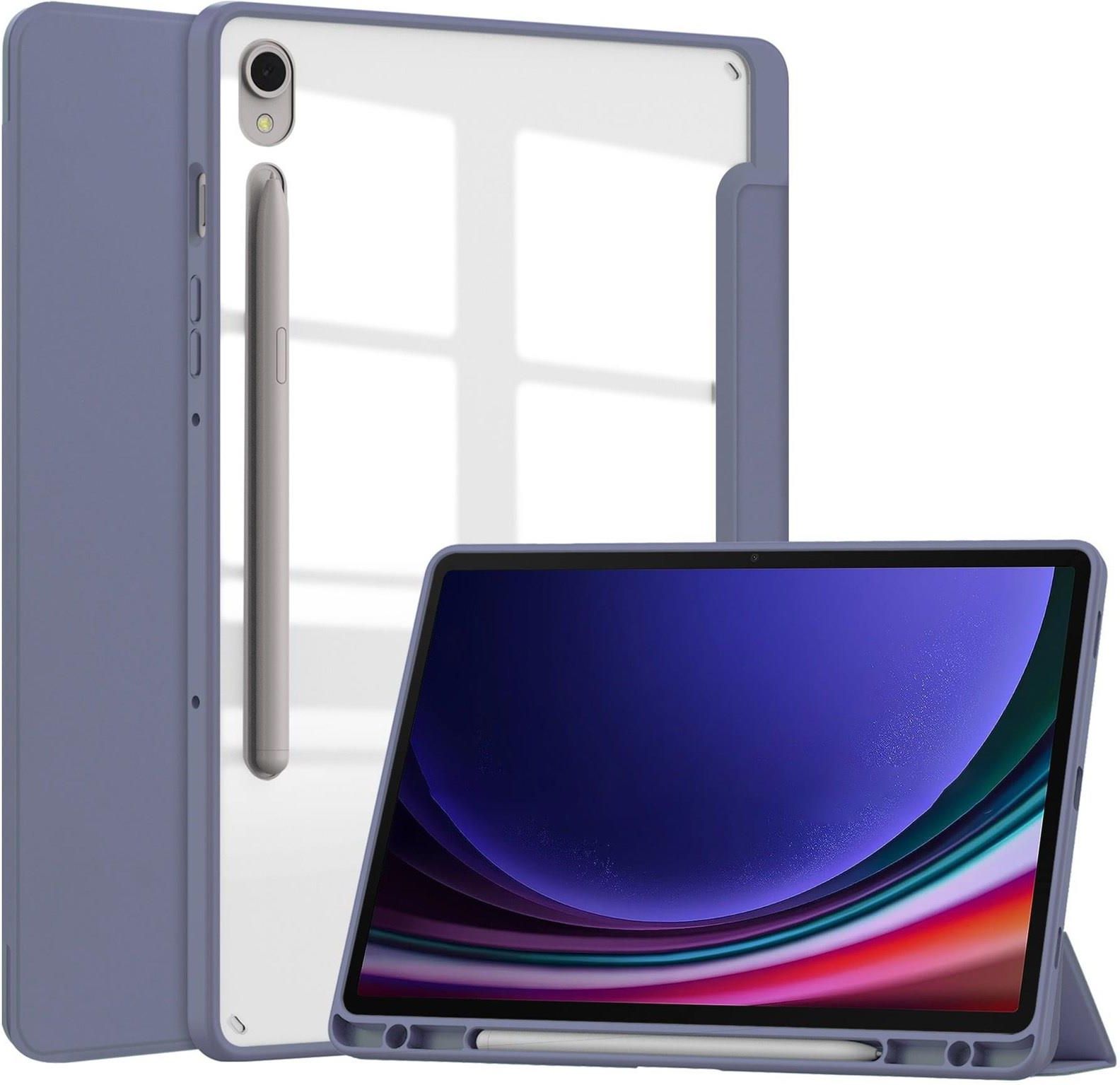 Bizon Etui Case Tab Clear Matt Do Samsung Galaxy Tab S Lawendowe