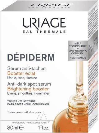 Uriage Depiderm Anti Dark Spot Brightening Booster Serum Rozjaśniające Serum Korygujące Na Przebarwienia 30 ml - zdjęcie 3