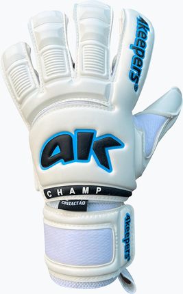 Rękawice Bramkarskie 4Keepers Champ Aq Contact Vi Biały - zdjęcie 2