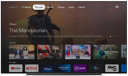 Google Chromecast GA01919-IT HDR10+ Android TV Biały - zdjęcie 3