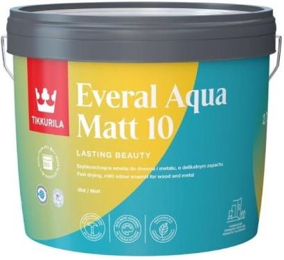 Farba Tikkurila Emalia Akrylowa Everal Aqua Matt 10 Baza C 2 7L