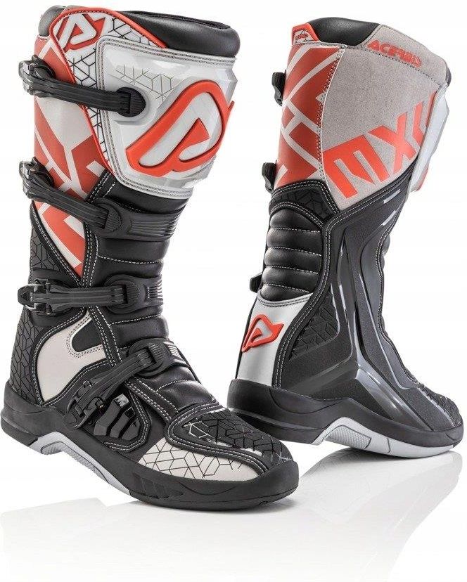 Buty Motocyklowe Acerbis Buty X Team Czarny Szary 45 Cross Enduro