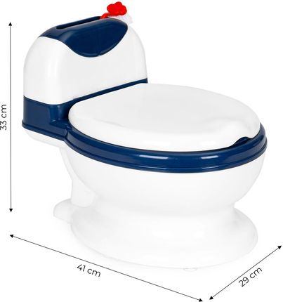 Ecotoys Nocnik Toaleta Z Wyjmowanym Wkładem Sedes Dla Dzieci Zamykany Ze Szczotką (37352) - zdjęcie 3