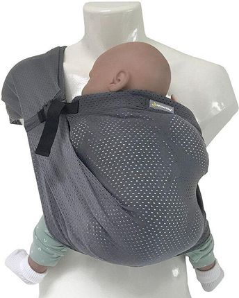 Minimonkey Nosidełko Dla Niemowlaka, Mini Sling, Szare, (37549) - zdjęcie 5